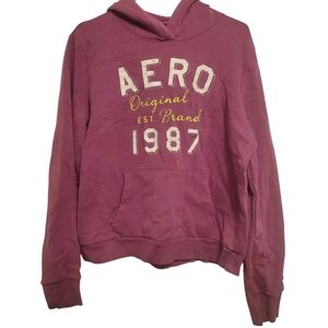 Aeropostale Juniors Purple Hoodie Sweater sz XXL 2X